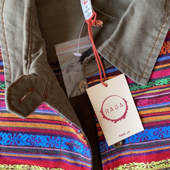 Raga The Chandler army-style fringe boho jacket - Picture 9 of 14